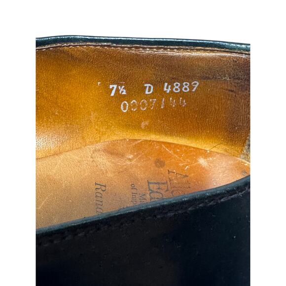 Allen Edmonds Randolph Penny Loafer Shoes Mens 7.5 D Brown Leather Slip On 4889 main image 11
